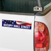 Occupy wall street バンパーステッカー (トラック上)