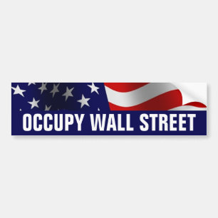 Occupy wall street バンパーステッカー