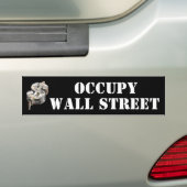 Occupy wall street バンパーステッカー (車上)