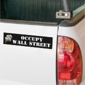 Occupy wall street バンパーステッカー (トラック上)