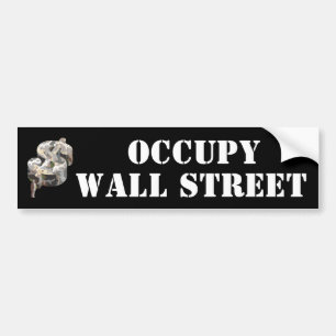 Occupy wall street バンパーステッカー