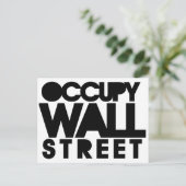 Occupy wall street ポストカード (スタンド正面)