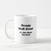 Occupy wall street- – 公園のことじゃない! コーヒーマグカップ (左)