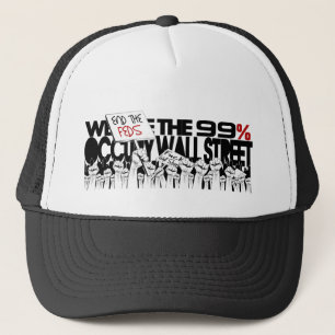 Occupy wall street -私達は99%才です キャップ