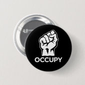 Occupy wall street -私達は99%才です 缶バッジ (正面&裏面)