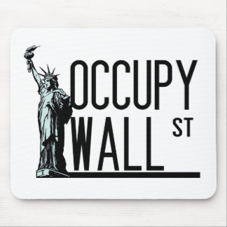Occupy wall street -自由の女神 マウスパッド