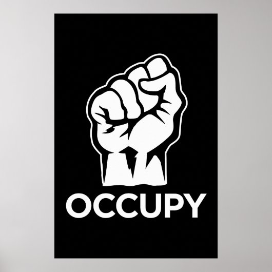 Occupy wall street- 99%だ ポスター (正面)