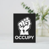 Occupy wall street- 99%だ ポストカード (スタンド正面)