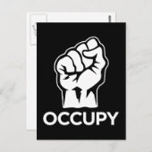 Occupy wall street- 99%だ ポストカード (正面/裏面)