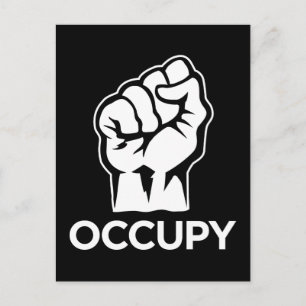 Occupy wall street- 99%だ ポストカード