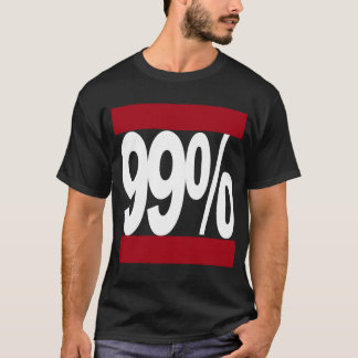Occupy wall street 99%クラシックなヒップホップのスタイルのワイシャツ tシャツ