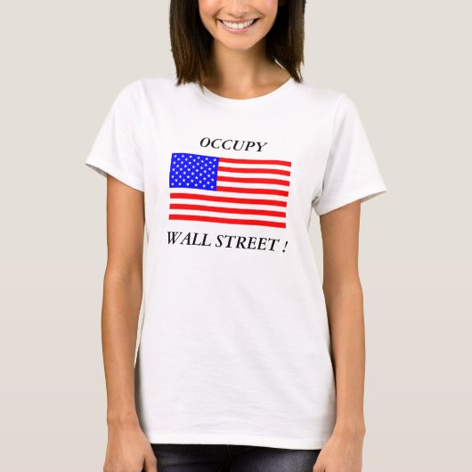 OCCUPY WALL STREET Tシャツ (正面)