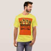 Occupy wall street tシャツ (正面フル)