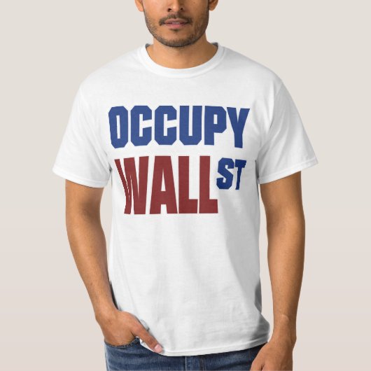 Occupy wall street tシャツ (正面)