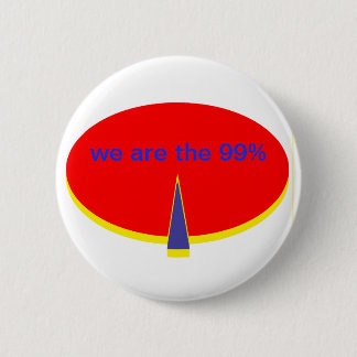 "occupy Wall Street we are the 99 percent" 缶バッジ
