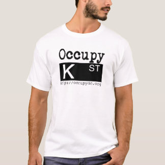 OccupyDCのワイシャツ- 100%年の寄付ODC Tシャツ