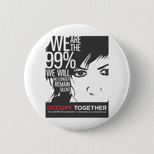 OccupyTogether_poster01 缶バッジ (正面)