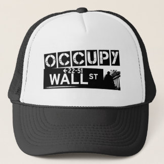 occupywallstreettワイシャツ白 キャップ