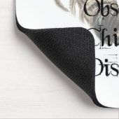 OCDおもしろいユーモアのある強迫性鶏の病気 マウスパッド (コーナー)