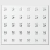 OCDおもしろい強迫性牛ユーモアのある病の腹帯 ラッピングペーパー (フラット)