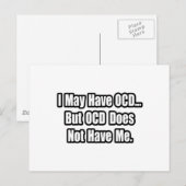 OCDがあるかもしれないけど… ポストカード (正面/裏面)