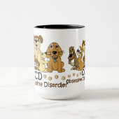 OCDの執拗な犬の無秩序 マグカップ (中央)