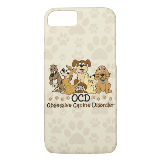 OCDの執拗な犬の無秩序 Case-Mate iPhoneケース (裏面)