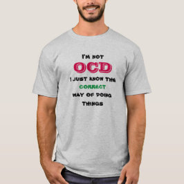 OCDの方法 Tシャツ