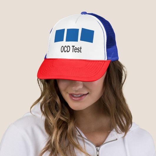 OCDテスト。オcdか？なぜ私の帽子を見つめるの？ キャップ (インサイチュ)