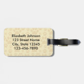 OCDパーソナライズな執拗な猫の無秩序 ラゲッジタグ (裏面横)