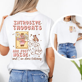 OCD啓発 レトロかわいい「強迫性障害をスイッチオフ」 Tシャツ