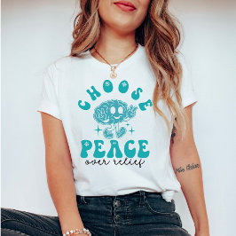 OCD啓発&回復 平穏を選ぶ Tシャツ
