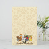 OCD執拗な猫の無秩序 便箋 (スタンド正面)