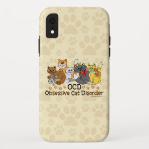 OCD執拗な猫の無秩序 iPhone XRケース