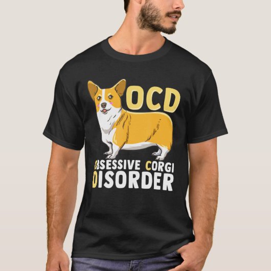 Ocd強迫性コルギ障害 Tシャツ (正面)