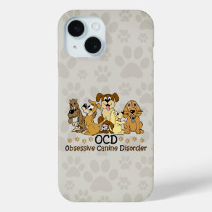 OCD強迫性犬病ケースメイトiPhone Cas iPhone 15ケース