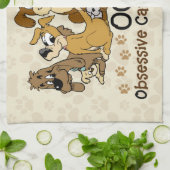 OCD強迫性犬病 キッチンタオル (折り畳み)