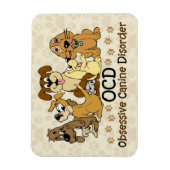 OCD強迫性犬病 マグネット (縦)