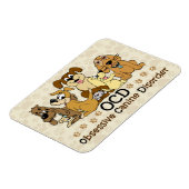 OCD強迫性犬病 マグネット (左側)