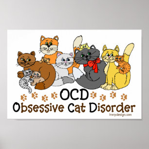 OCD強迫性猫障害 ポスター