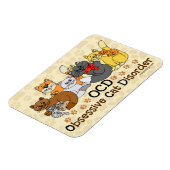 OCD強迫性猫障害 マグネット (左側)