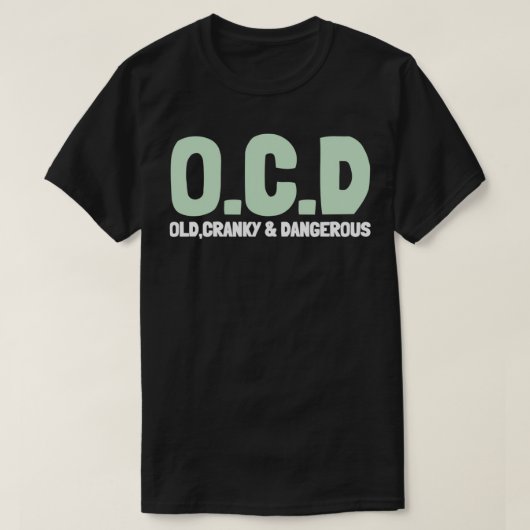 OCD強迫性障害認識度16 Tシャツ (デザイン正面)