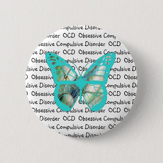 OCD強迫性障害認識度 缶バッジ (正面)