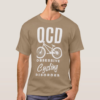 OCD強迫神経症サイクリングおもしろい障害サイクラーBicyc Tシャツ