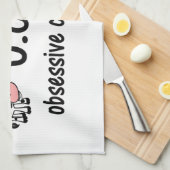 OCD牛 キッチンタオル (四つ折り)