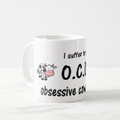 OCD牛 コーヒーマグカップ (正面左)