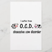 OCD牛 便箋 (正面)