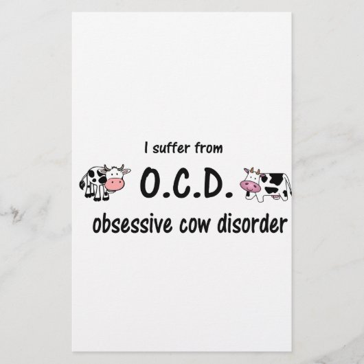 OCD牛 便箋 (正面)