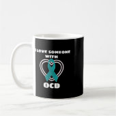Ocd認識度Ocdで人を愛する コーヒーマグカップ (左)