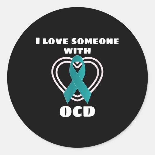 Ocd認識度Ocdで人を愛する ラウンドシール (正面)